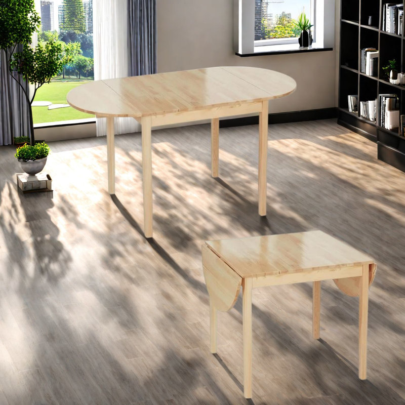 Tables de salle à manger extensibles (table seulement, sans chaises, avec plateau et pieds), petite cuisine moderne en bois de 55 po