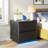 2-Drawer Minimalist Nightstand With 3-Color Sensor Light-1119462594
