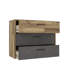 Huguley 99.8 Cm Wide 3 Drawer Sideboard