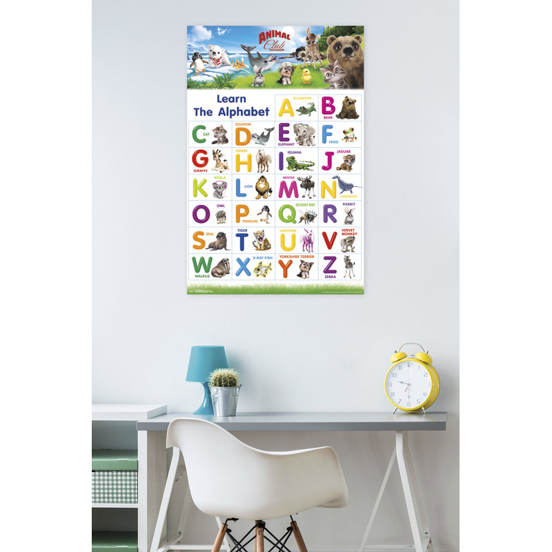 « animal club-abc », impression sur papier