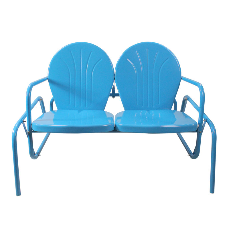 Banc oscillant Arbaaz, Bleu turquoise