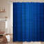 Rideau de douche bleu horizontal en acier avec 12 crochets-873760543