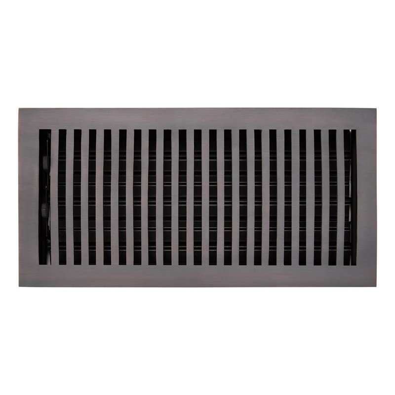 Brass Floor Register, Oil Rubbed Bronze