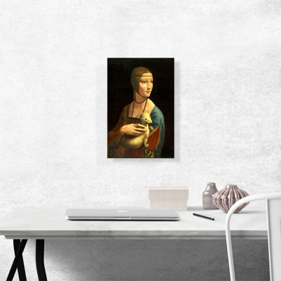 " Lady With An Ermine 1489 " by Leonardo Da Vinci Painting Print