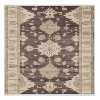 Machine Washable Overdyed Beige Area Rug