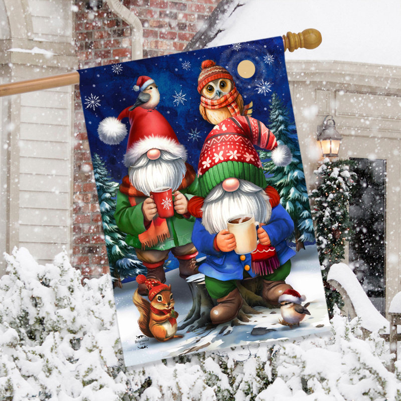 Drapeau chaleureux de la maison des gnomes