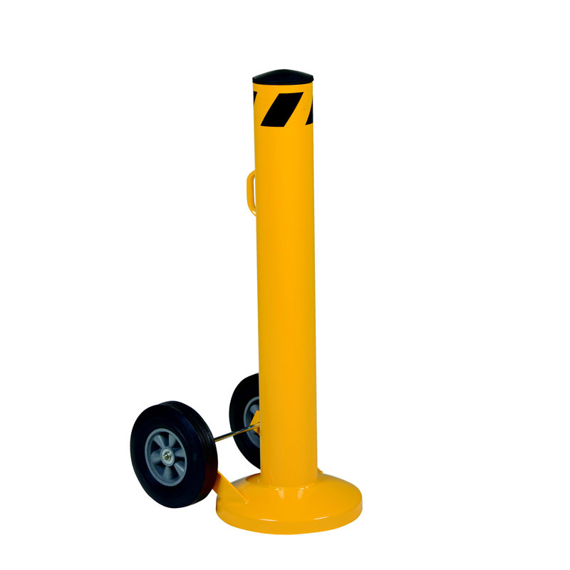 Movable Bollard with Wheels