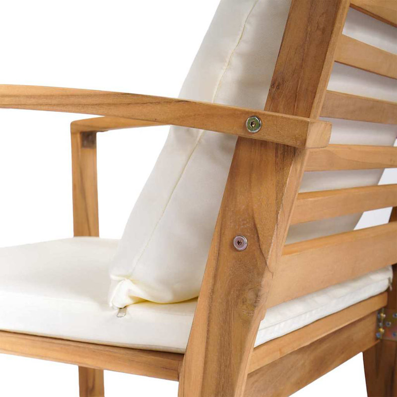 Outdoor Lounge Chair, White