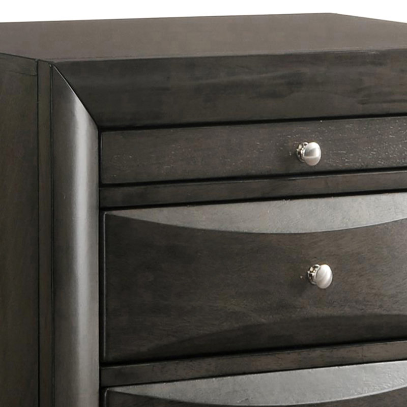 Table de chevet de chambre à coucher avec 2 tiroirs spacieux 2 - Améliorez l'ambiance de votre, Chêne