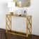 Wynnifred 42'' Glass Top Console Table