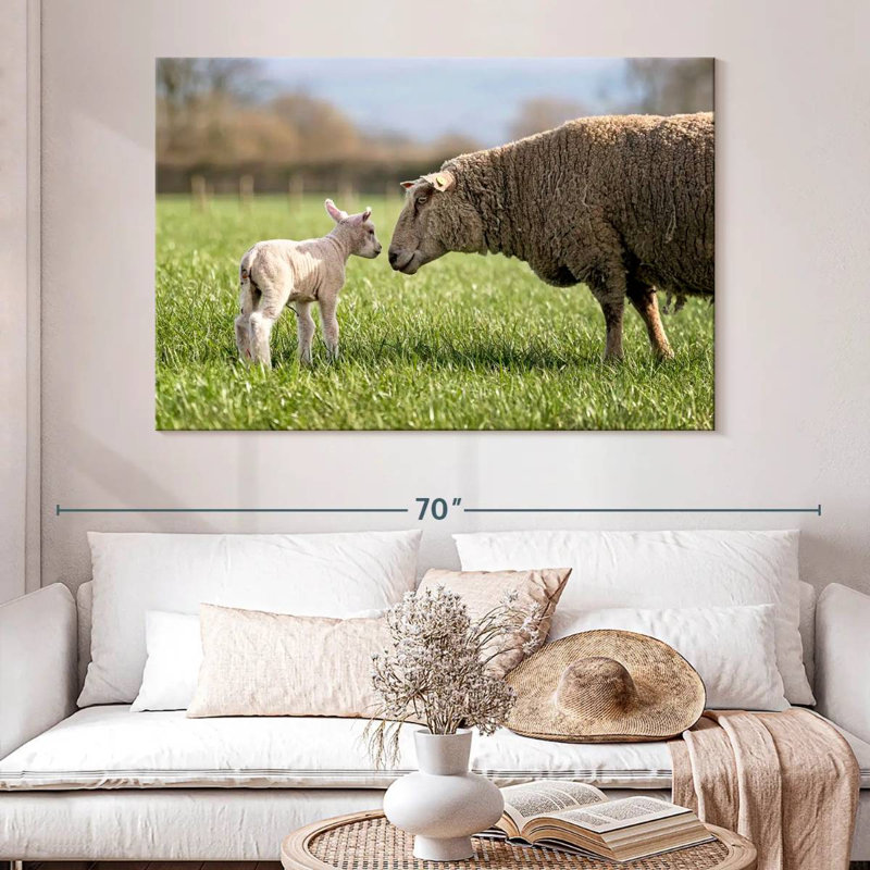 Brampt Sheep Love, H 34 po x l 51 po