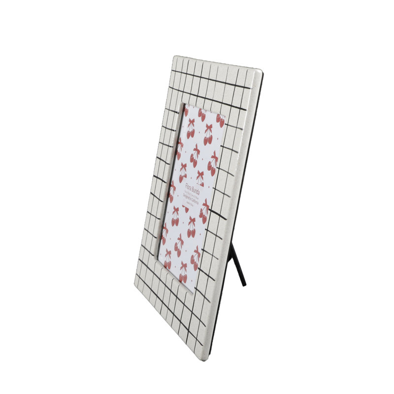 5 X 7 Checker Line Ceramic Frame
