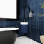 Ensemble de meuble-lavabo simple 13 po mural