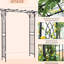 Arche de jardin en métal Outsunny