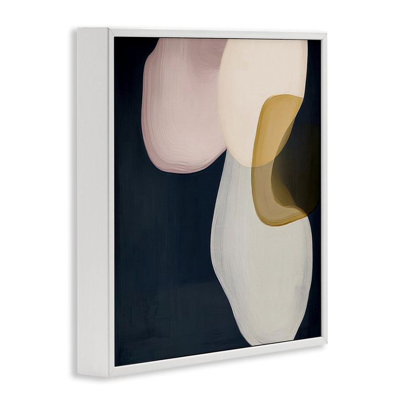 «Neutral Rounded Forms», art de la giclée encadrée par Irena Orlov, H 17 po x l 17 po