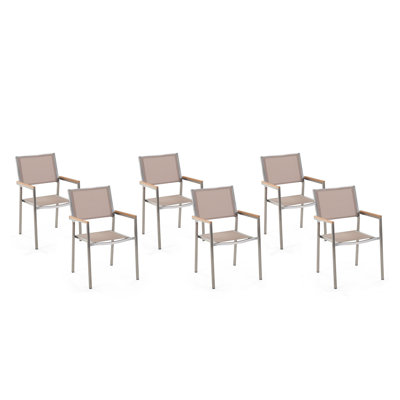 Lothen Stacking Patio Dining Armchair with Cushion