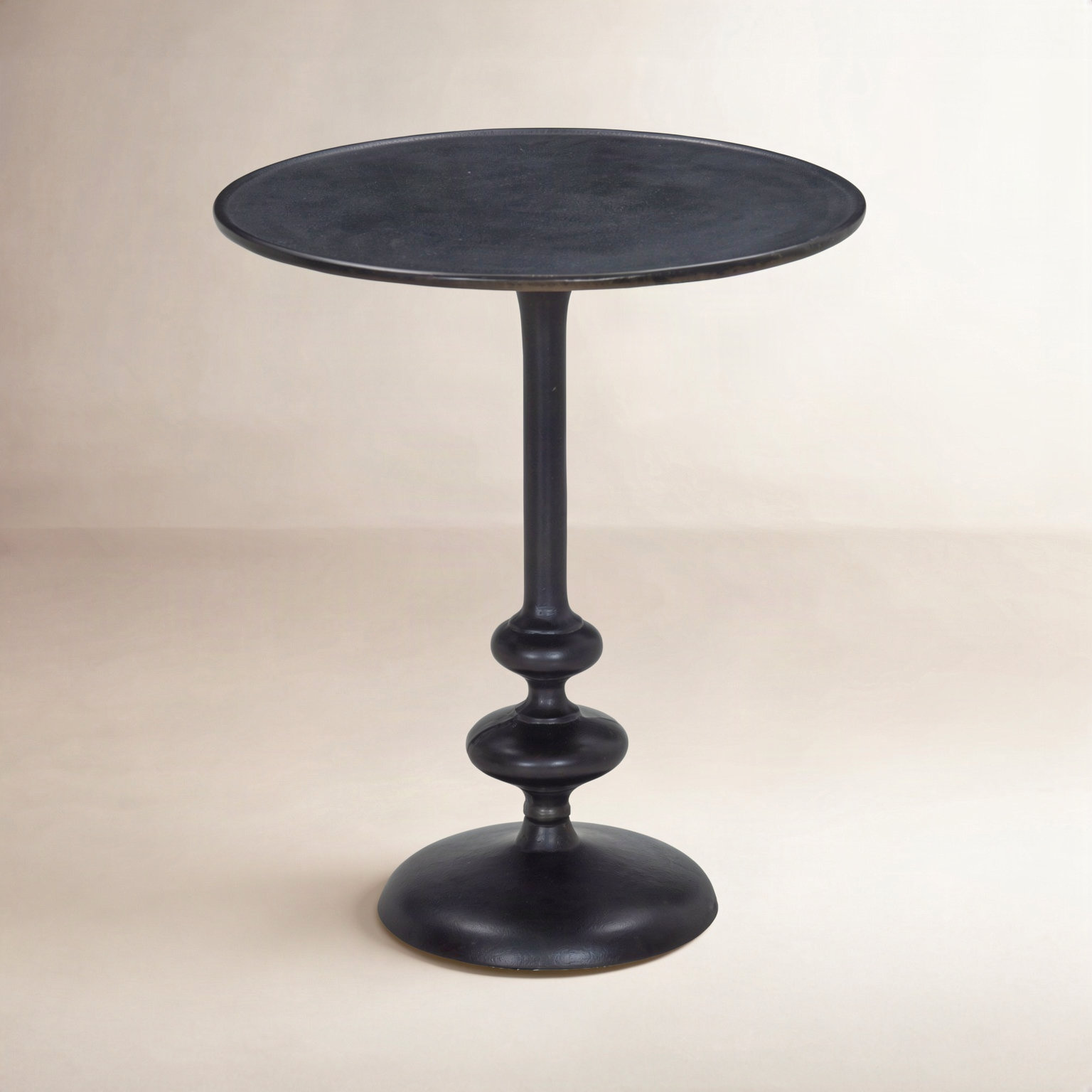 Aggie End Table, Black Antique