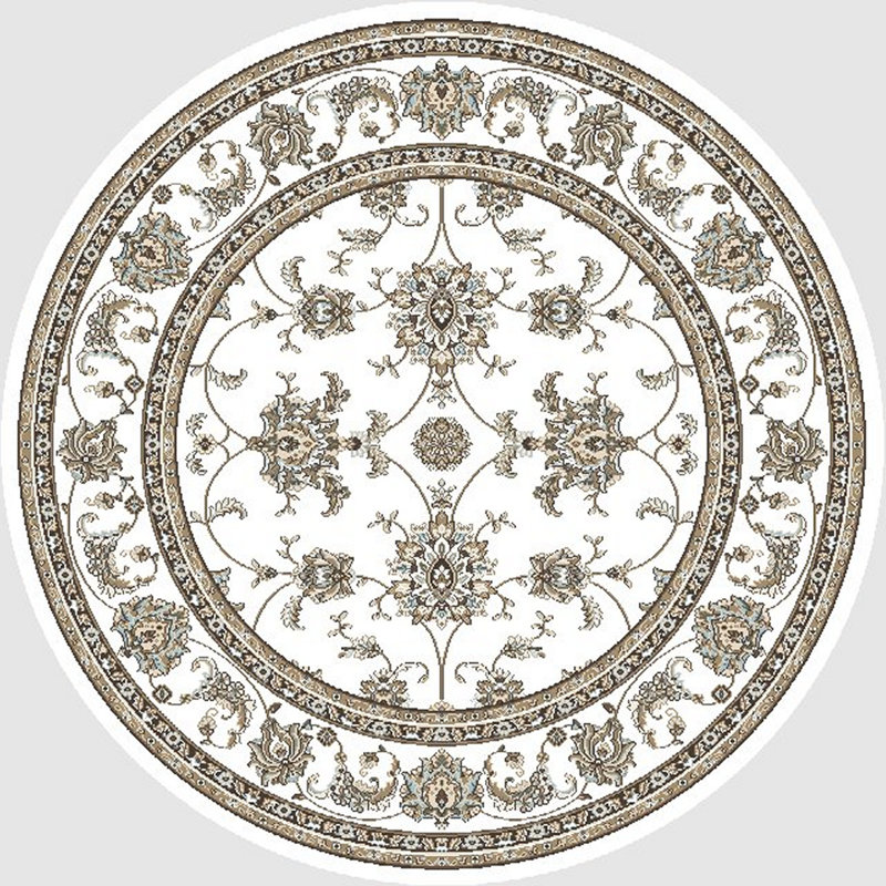 Oriental Indoor Rug, Round 5'3"