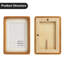 Wood Picture Frame with Mat, Desk or Wall Display Mid Century Rounded Edge Picture Frames-538623731-538623621