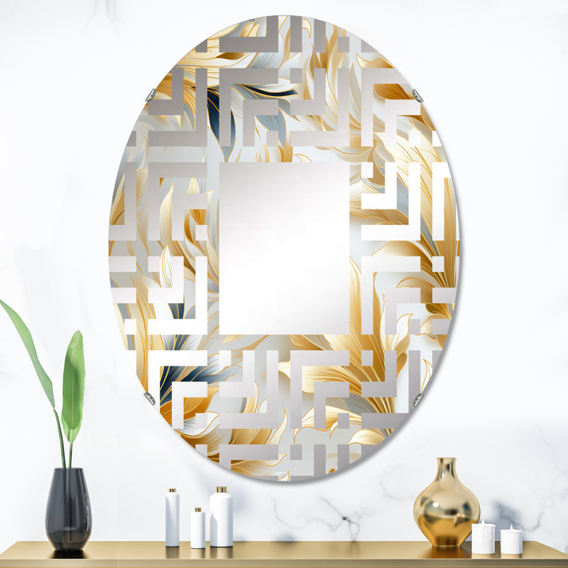 Miroir décoratif royal Royal Ikat Reverie Celebrate - Maze, L 24 po x H 36 po