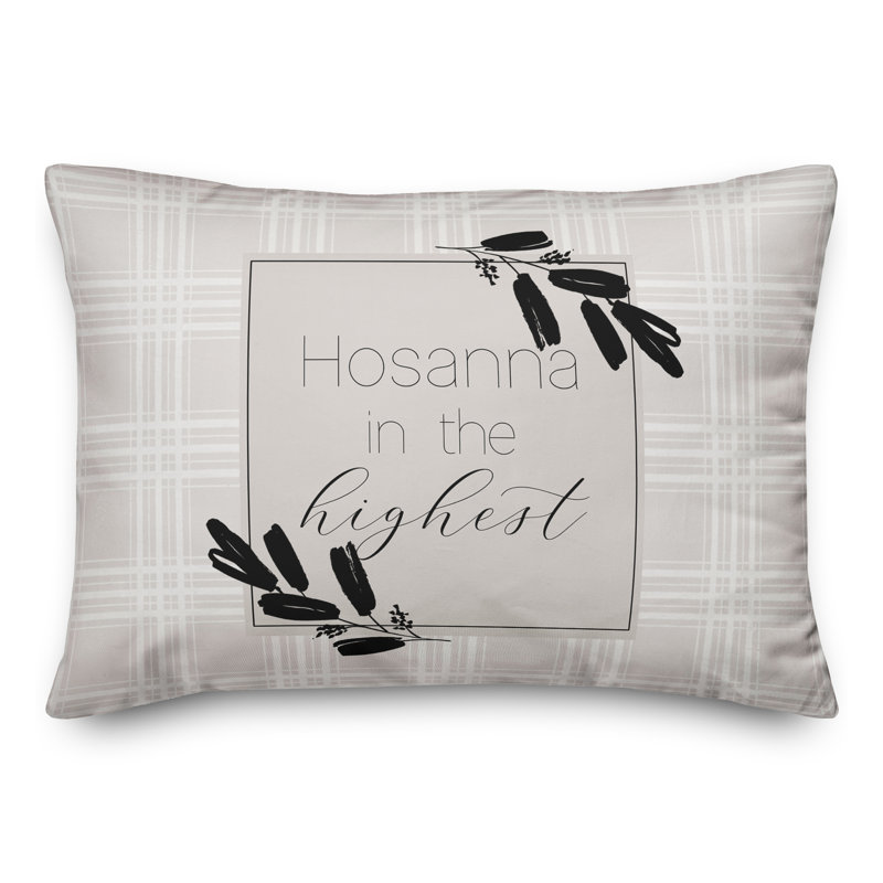 Plaid Throw Pillow