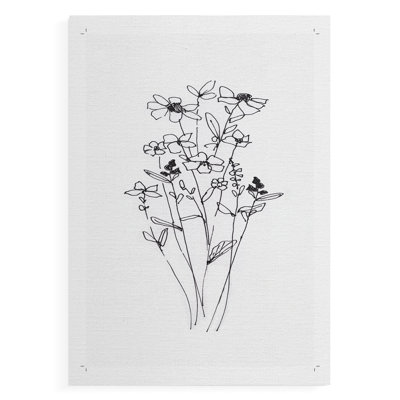 Farmhouse Plants I - Impression sur toile seulement - NON-CADRE