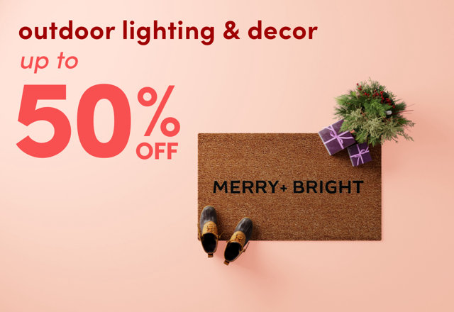 outdoor lighting & decor clearance
