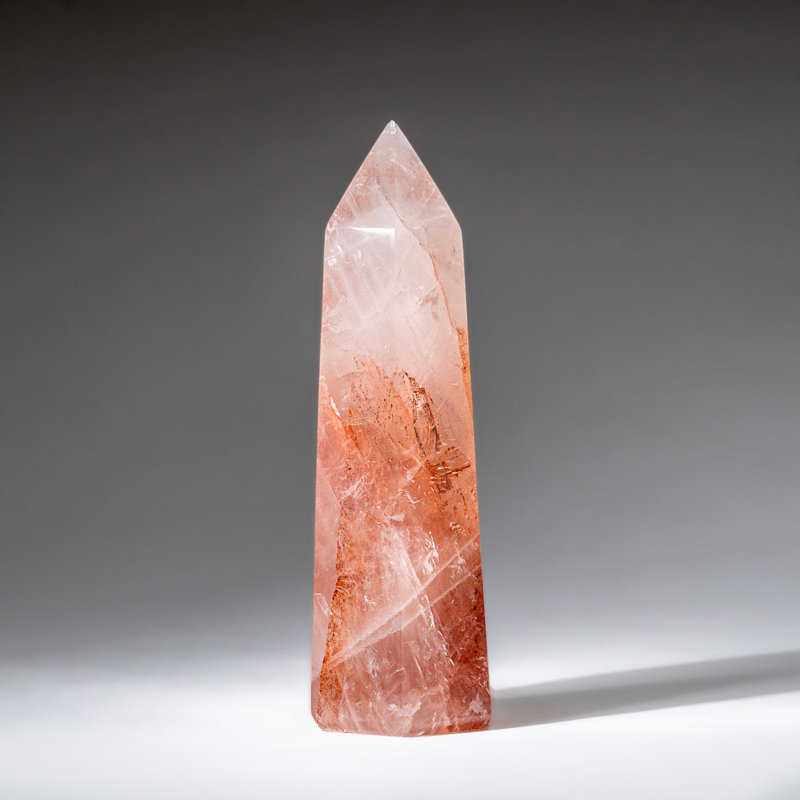 Genuine Polished Strawberry Quartz Point (1.8 Lbs)