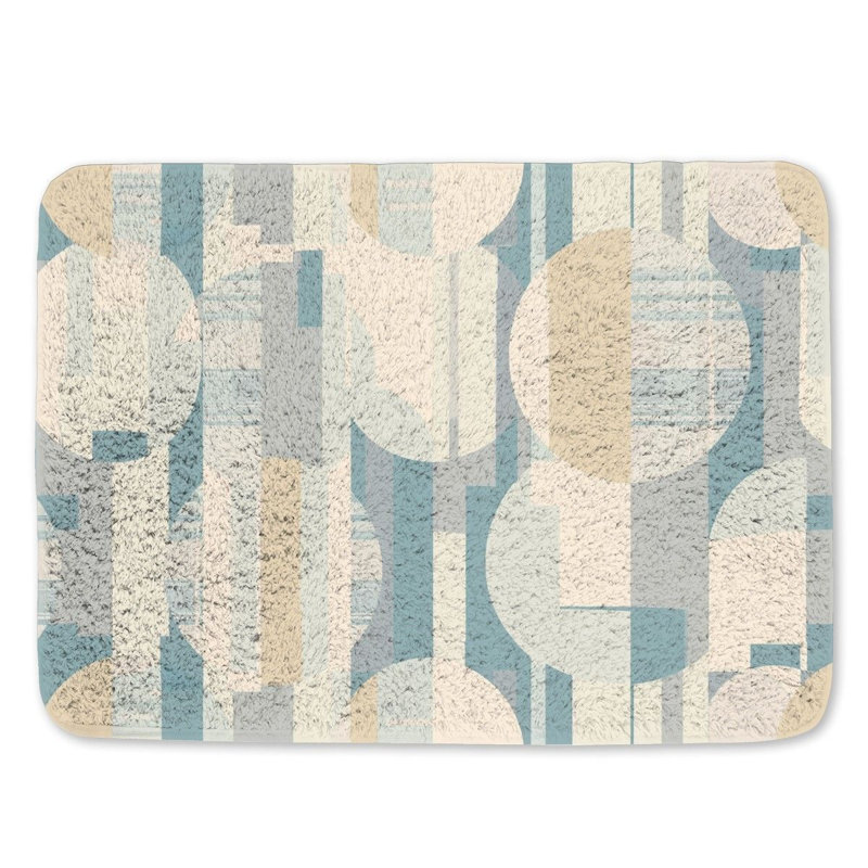 Rosse Microfiber / Microsuede Bath Mat, 17"W x 24"L