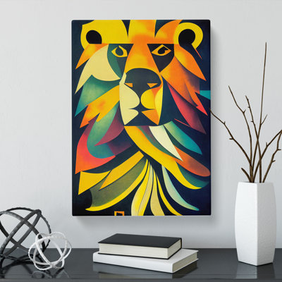 Lion Abstract Vol.4 - Wrapped Canvas