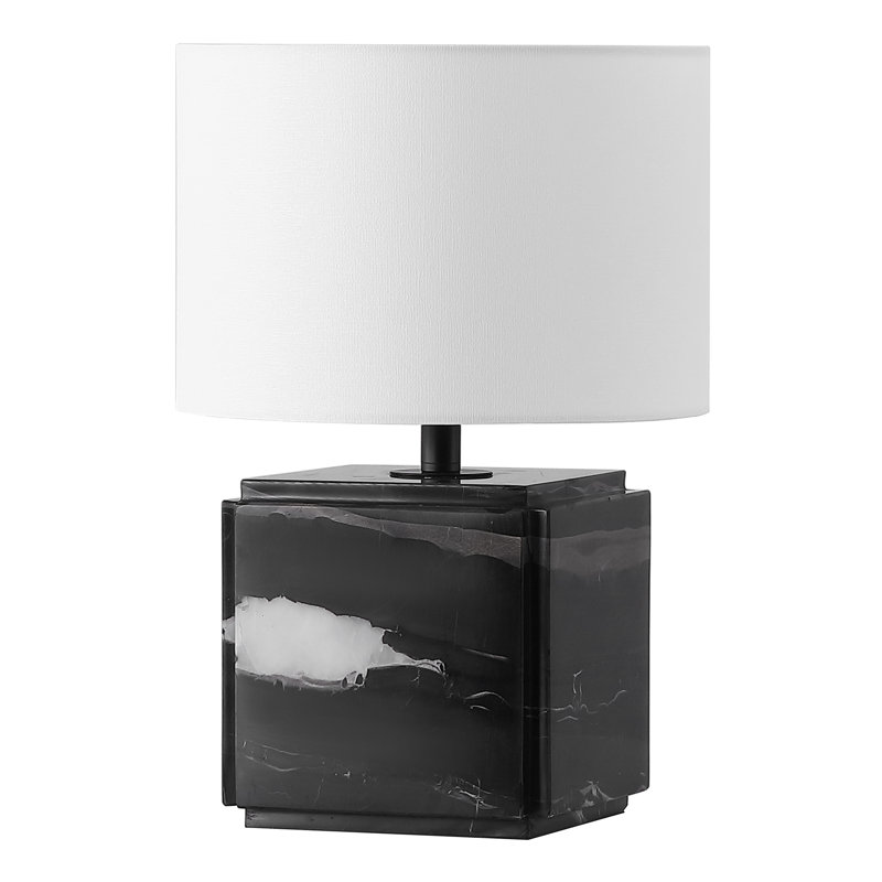 Torsten Marble Table Lamp, Black