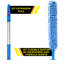 22" Flexible Wand Duster With Microfiber and Chenille Sleeve and 20" Pole