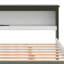 Lit plateforme double avec lit gigogne-427107573