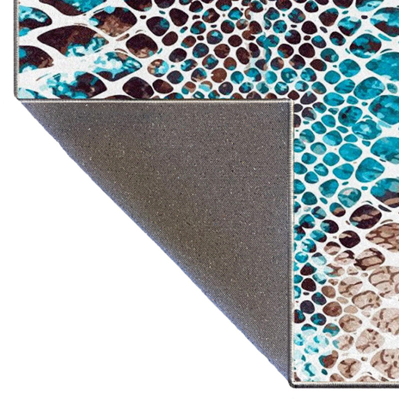 Tapis en coton Deonte, Rectangle 2 pi 7 po x 4 pi 11 po