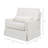Crawford Pillowback Chair and a Half Upholstered Swivel Glider