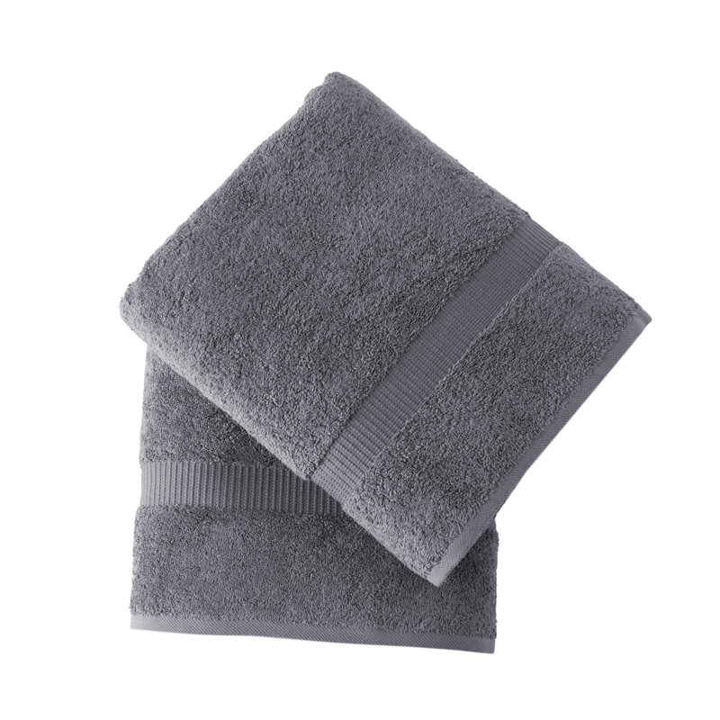 Ensemble de draps de bain 2 pièces Motto , Gris