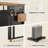 Executive Desk With File Cabinet For Home Office