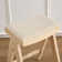 26.8"H Solid Wood Backless Counter Stool With Linen Upholstered Seat