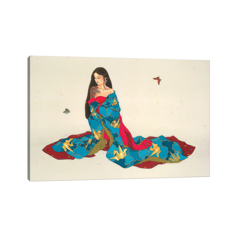 Dragon Mystique 1 Piece Painting on Canvas, 66.04 cm H x 45.72 cm W x 1.91 cm D, Wrapped Canvas