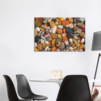 Beach Stones Collection 1 Piece Wrapped Canvas Wall Art