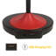 Lampe de table à DEL Lorell avec chargeur USB, noir et rouge vif, à intensité variable, compacte et réglable-67103781