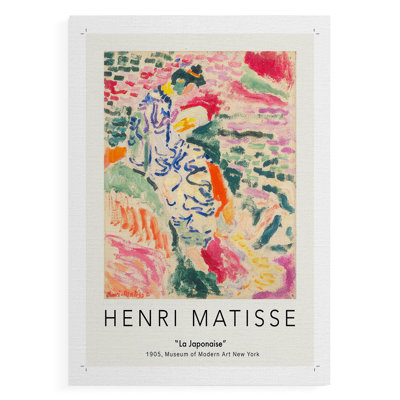 Matisse CLXXXI Framed Print -Canvas Print Only - NOT FRAMED