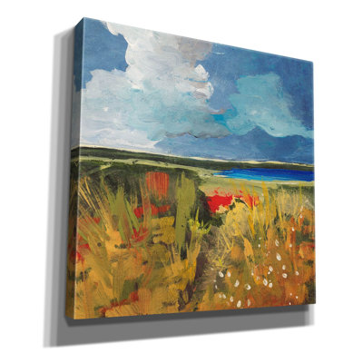 'Spring Wildflowers' by Jan Weiss Canvas Wall Art