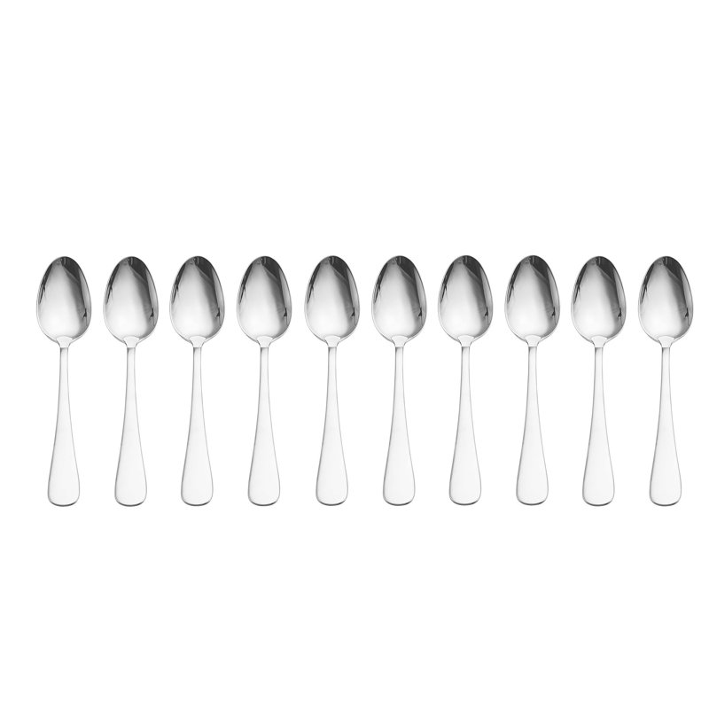 Satin Symmetry Stainless Steel Dinner Spoons