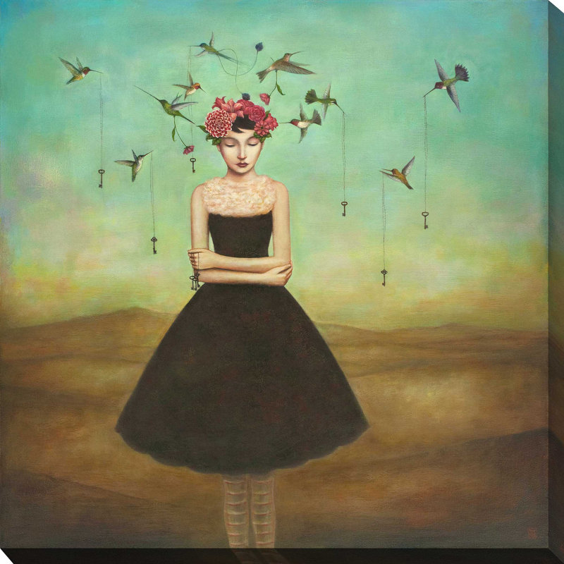 «Fair Trade Frame of Mind» par Duy Huynh - Peinture, H 36 po x l 36 po x P 1,5 po, Toile tendue