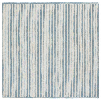 Martha Stewart Hand Tufted Wool;Cotton Striped Indoor Rug