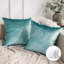 Housse et insert de coussin en polyester Bronzing Velvet Collection RY-732696203-732696201