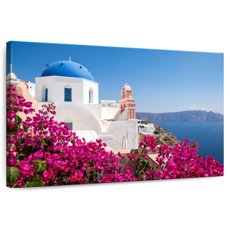 Ravi Santorini Cycladic Architecture, 30" H x 45" W