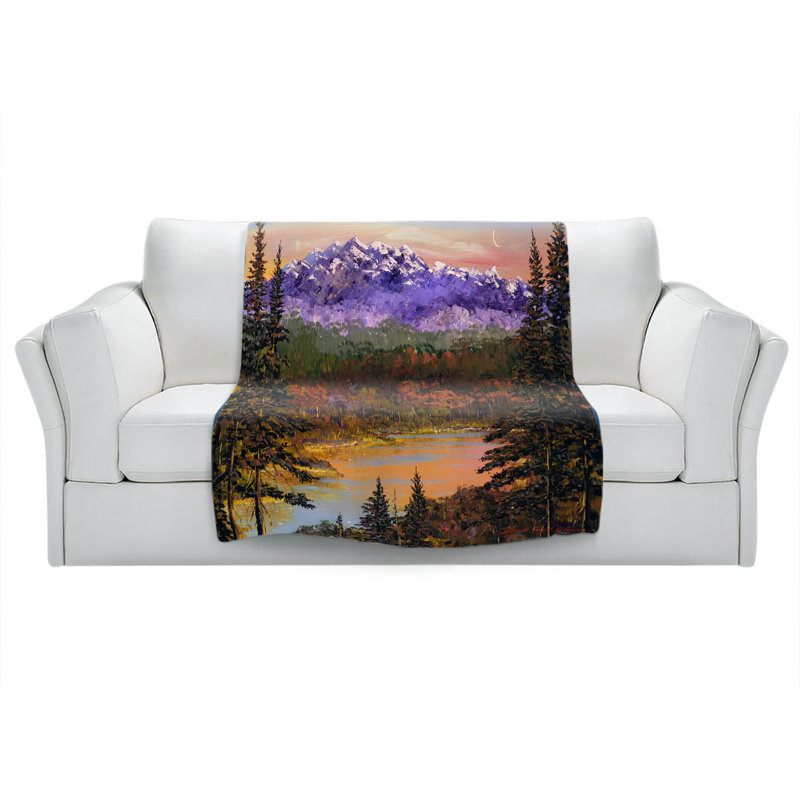 Hand Woven Throw Blanket, 68" x 80"