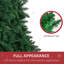 Demi-arbre de Noël artificiel 5 pi 5 pi-1828952844